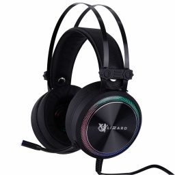 Auriculares Gamer X-Lizzard AUR77 USB RGB Negro