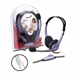 Auriculares Genius HS-04S con Micr�fono y Conexi�n Dual