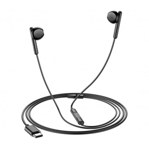 Auriculares Hoco M93 con Conector USB-C y Vincha Negro