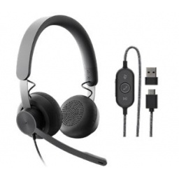 Auriculares Logitech Zone Wired UC USB y USB-C