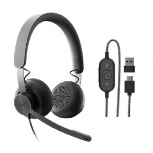 Auriculares Logitech Zone Wired UC USB y USB-C