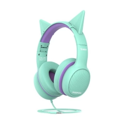 Auriculares para Ni�os Promate Simba.EMR 3.5mm Celeste y Violeta