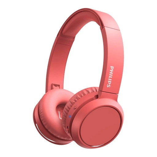 Auriculares Philips TAH4205 Inal�mbricos Supraurales Rojo