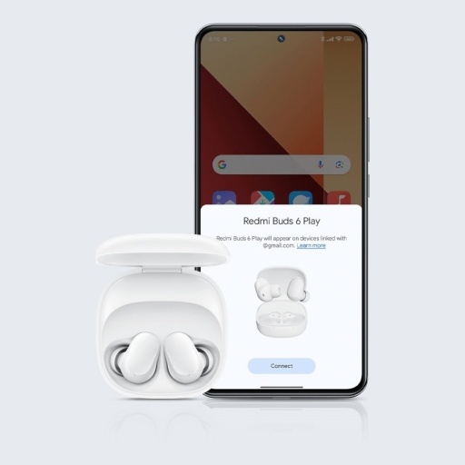 Auriculares Xiaomi Redmi Buds 6 Play Bluetooth Blancos