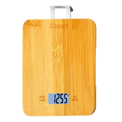 Balanza de Cocina Cuori Bamboo Digital Compacta