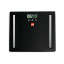 Balanza Cuori Digital 150 kg Vidrio Templado Negra