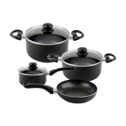 Bater�a de Cocina Cuori Black 7 piezas Antiadherente