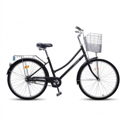 Bicicleta de Paseo Laux DX Rodado 26 1 Velocidad Negra