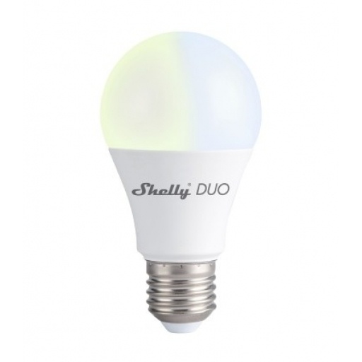 Bombilla LED Shelly DUO Wi-Fi E27 de 9 W Regulable
