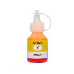 Botella de Tinta Brother BT5001Y Amarilla 50 ml Original
