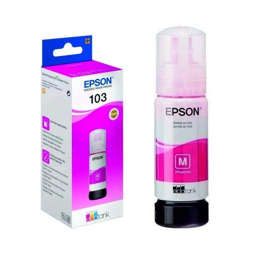 Botella de Tinta Epson 103 Magenta EcoTank 65 ml Original