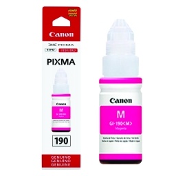Botella de Tinta Canon GI-190 Magenta Original 70 ml