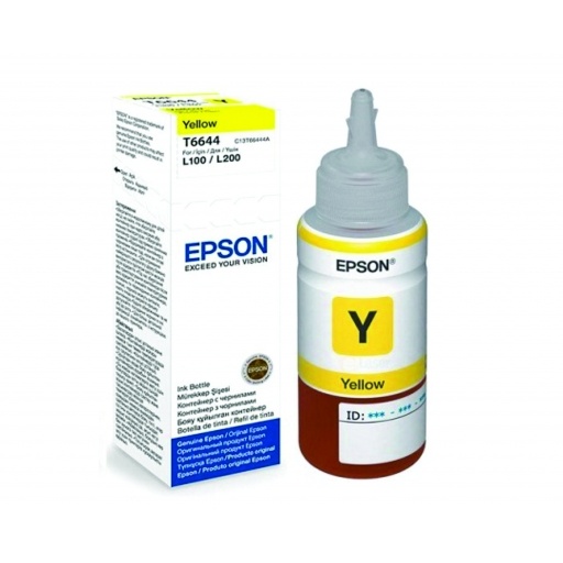 Botella de Tinta Epson T6644 Amarillo 70 ml Original
