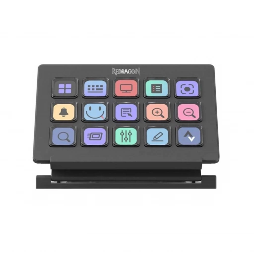 Botonera Programable Redragon Streamcraft SS550 15 LCD