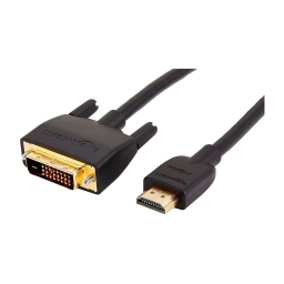 Cable Adaptador Hdmi A DVI Negro 180 cm con Oro