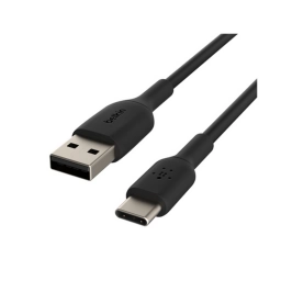 Cable Belkin USB A a USB-C 2.0 Negro 2mts para Carga