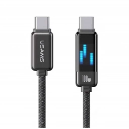 Cable de Datos Usams Meteor USB C a USB C 100W 1.2 Metros