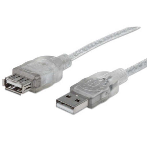 Cable Extensi�n USB 2.0 Manhattan Macho a Hembra 3 Metros