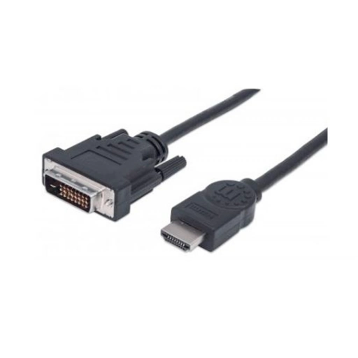 Cable HDMI Manhattan a DVI-D Macho 1,8 m Dual Link