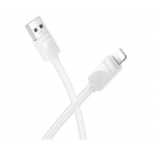 Cable Hoco X113 USB-a a Lightning en Color Blanco