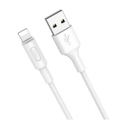 Cable Lightning Hoco X25 USB-a a Lightning 1 m Blanco