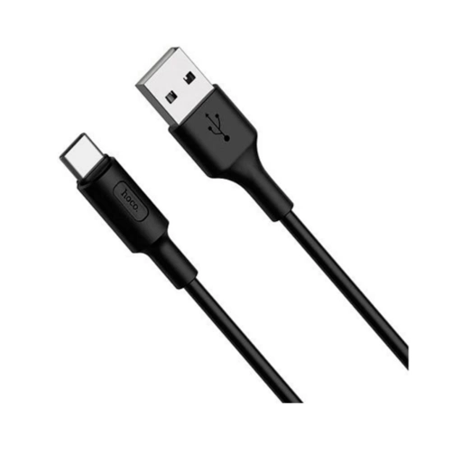 Cable Hoco X25 USB-a a USB-C de 1 m en Color Negro