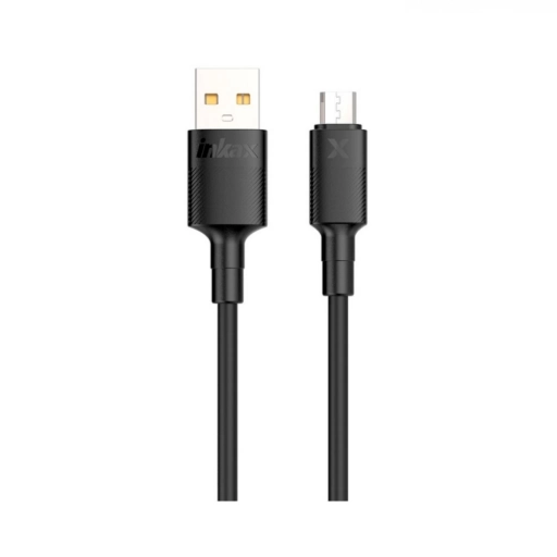 Cable Inkax CB-73 Micro USB 1 metro Negro 3,1 A