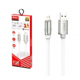 Cable Lightning Inkax 3A 1 Metro Silicona
