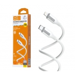 Cable Inkax USB-C a Lightning 3.1A 1m Blanco