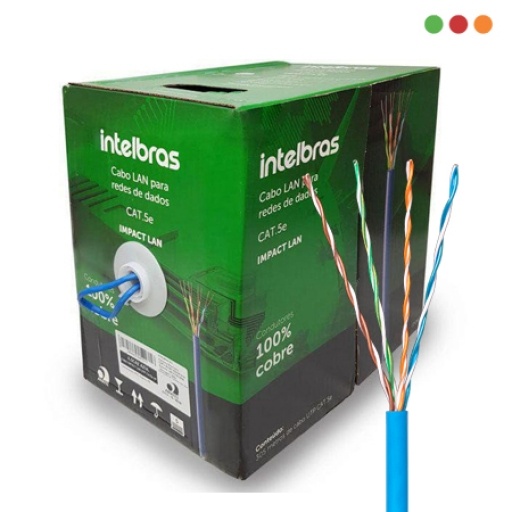 Cable UTP Intelbras IL5CAZ Cat5e Interior 305 m Azul
