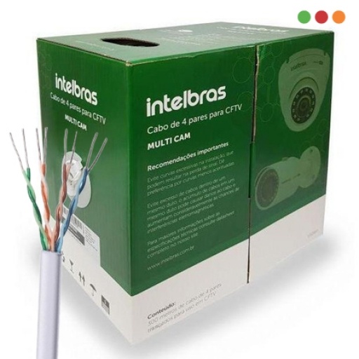 Cable UTP Intelbras MC8CBR Cat5e Interior 305 m Blanco