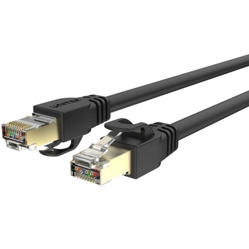 Cable de Red Unitek Cat 7 2 m Negro Sftp 10 Gbps