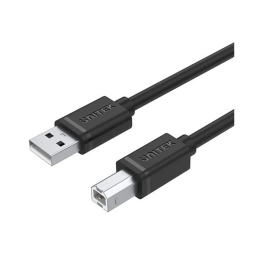 Cable USB Unitek para Impresoras 5 m 480 Mbps Negro