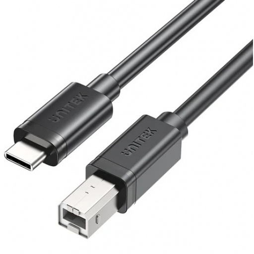 Cable USB-C Unitek para Impresoras 1 m Negro USB-B