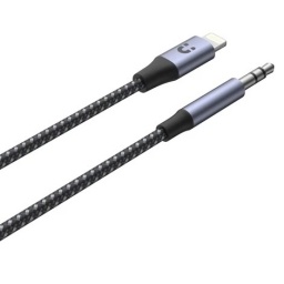 Cable Unitek Lightning a 3,5 mm de 1 metro Negro