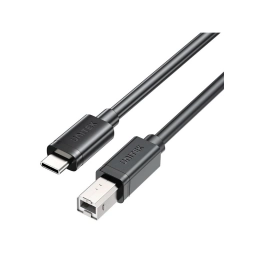 Cable USB-C Unitek para Impresoras USB-B de 2 m Negro
