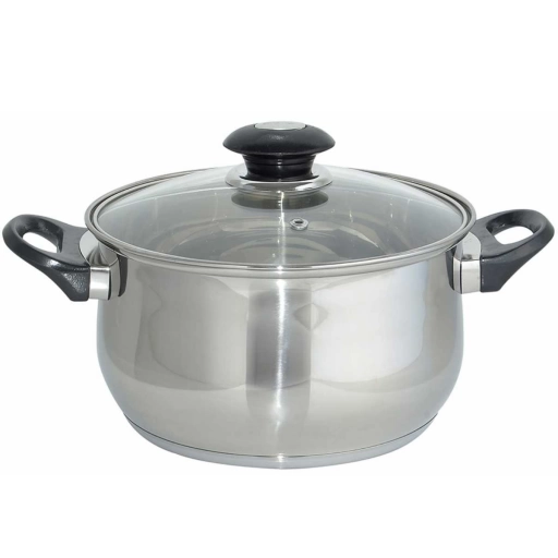 Cacerola Acero Inoxidable 1.5L Giulia 16cm Apta Inducci�n