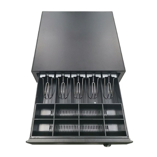 Caj�n de Dinero OCOM ECD410 Met�lico 5 Compartimentos