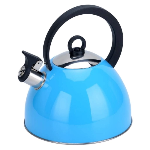 Caldera Kassel Celeste Acero Inoxidable 3 Litros con Silbato