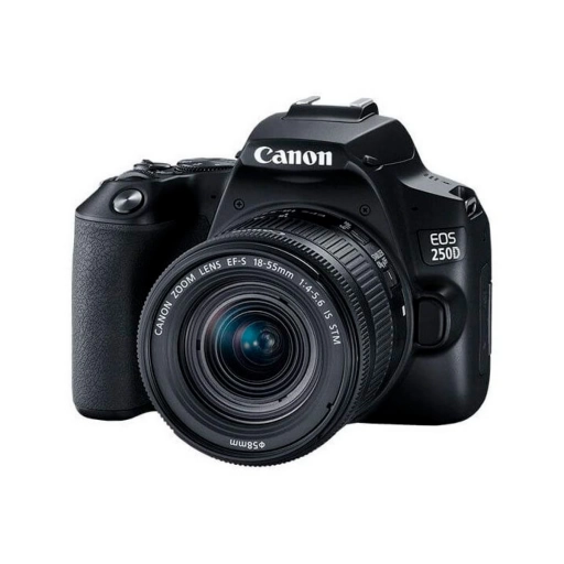Cmara Canon EOS 250D 24.1MP WiFi con Lente 18-55mm