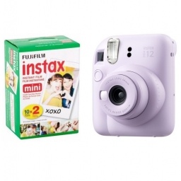 C�mara Instant�nea Fujifilm Instax Mini 12 Papel X20 Lila