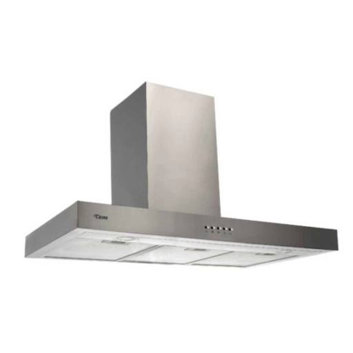 Campana Extractora TEM Recta 90cm 3 Velocidades