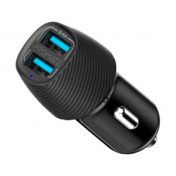 Cargador de Auto Promate Voltrip Duo 3 36 W Triple Puerto