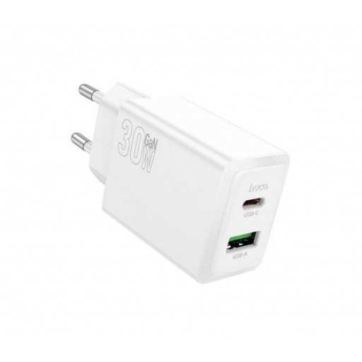 Cargador de Pared Hoco N71 30 W con USB-C y USB-a