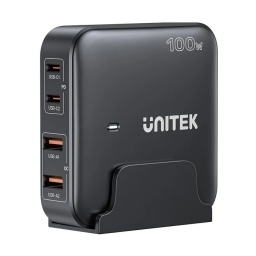 Cargador GaN Unitek 100W 2 USB-C PD 2 USB-A