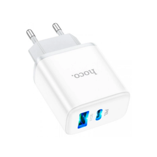 Cargador de Pared Hoco C105A 20 W Blanco con USB-C