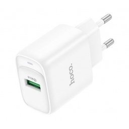 Cargador de Pared Hoco C140A QC3.0 18 W Blanco Compacto