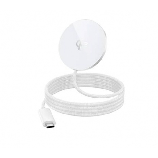 Cargador Inal�mbrico Hoco CW63 MagSafe Blanco Compacto