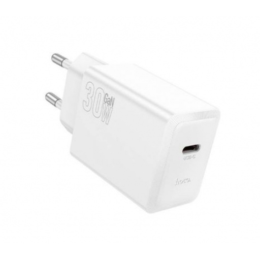 Cargador Hoco N70 PD 30 W Blanco para Carga R�pida USB-C
