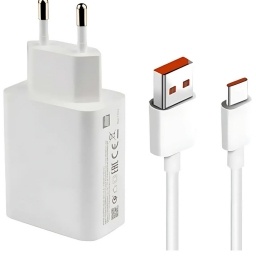 Cargador Xiaomi 33W 3A con Cable de USB-A a USB-C